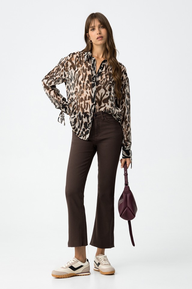 Megan Cropped Flare Jeans