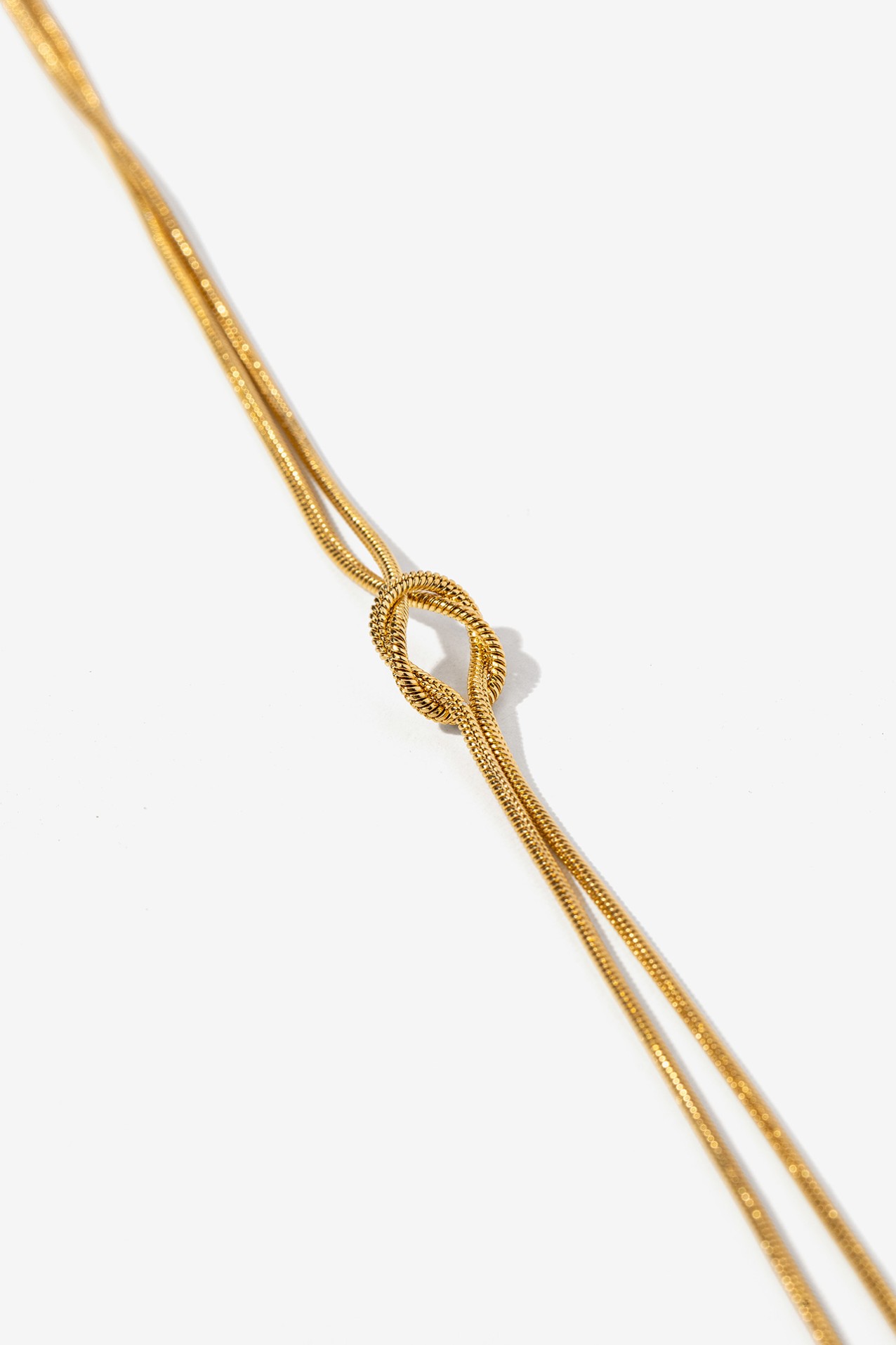 Golden Double Chain Necklace