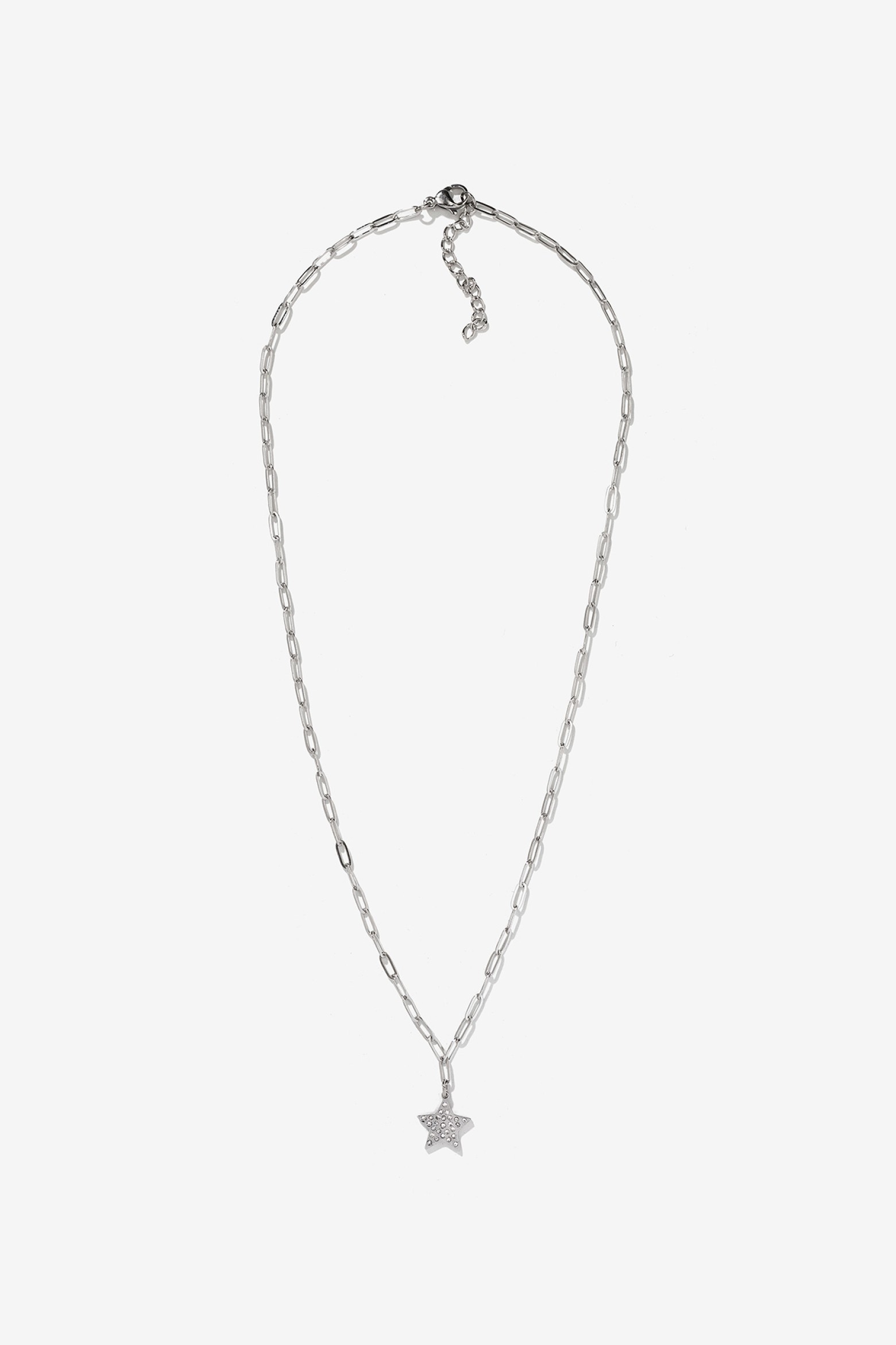 Silver Star Pendant Necklace