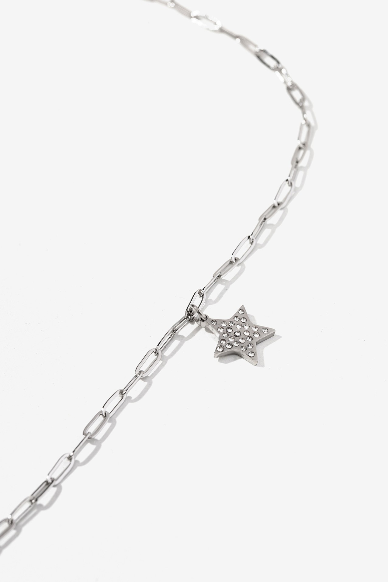 Silver Star Pendant Necklace
