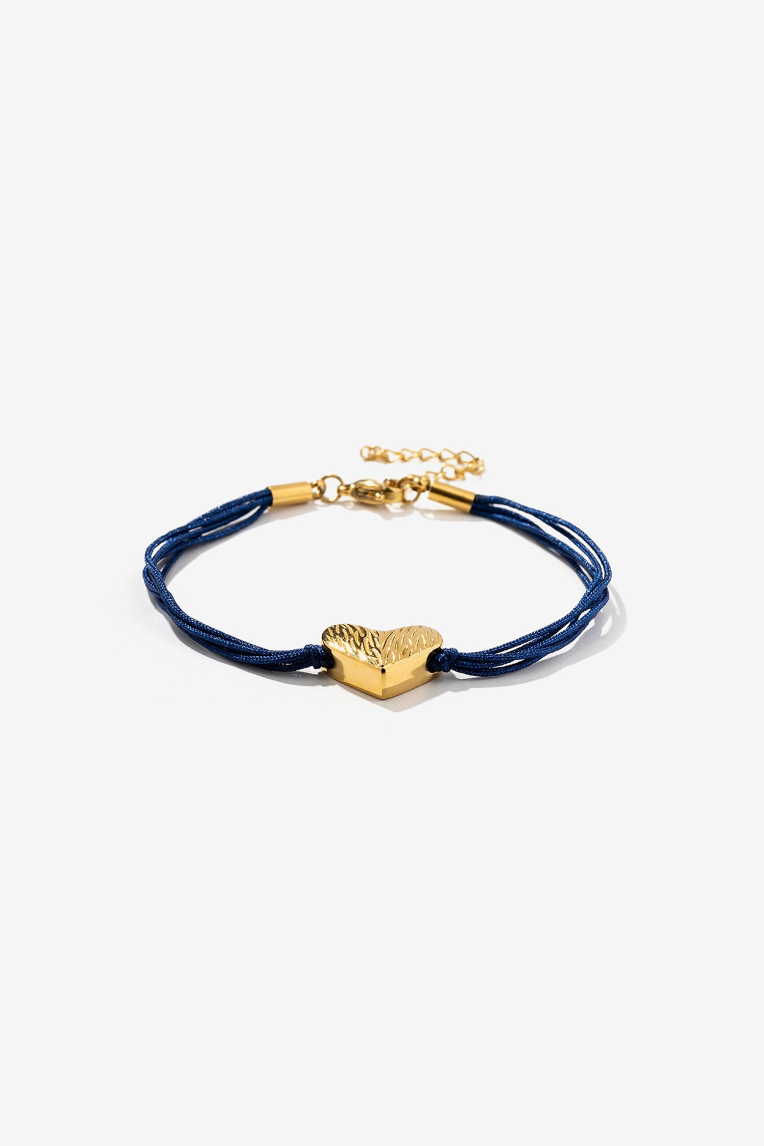 Pulseira Coração Dourado