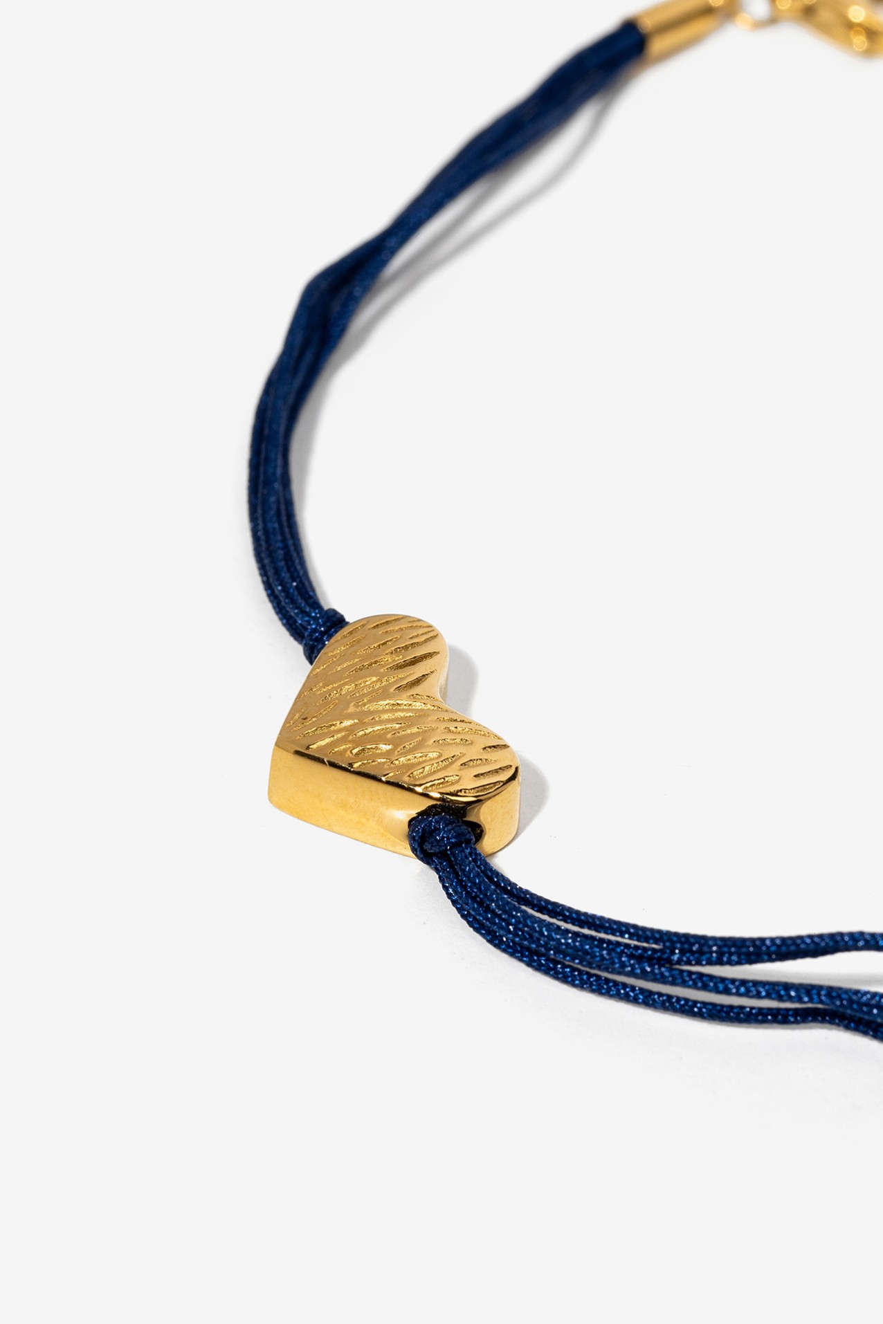 Pulseira Cora��o Dourado