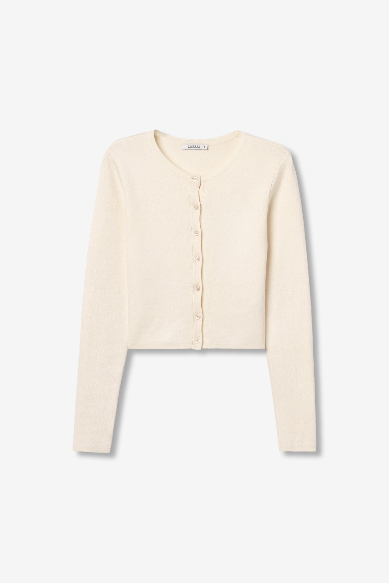 Beige Slim Cardigan