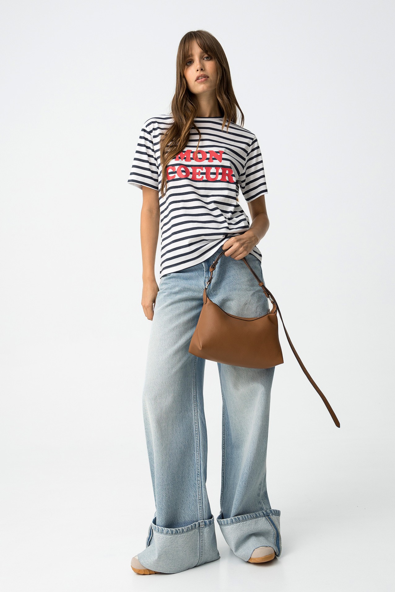 Camiseta a Rayas con Mensaje