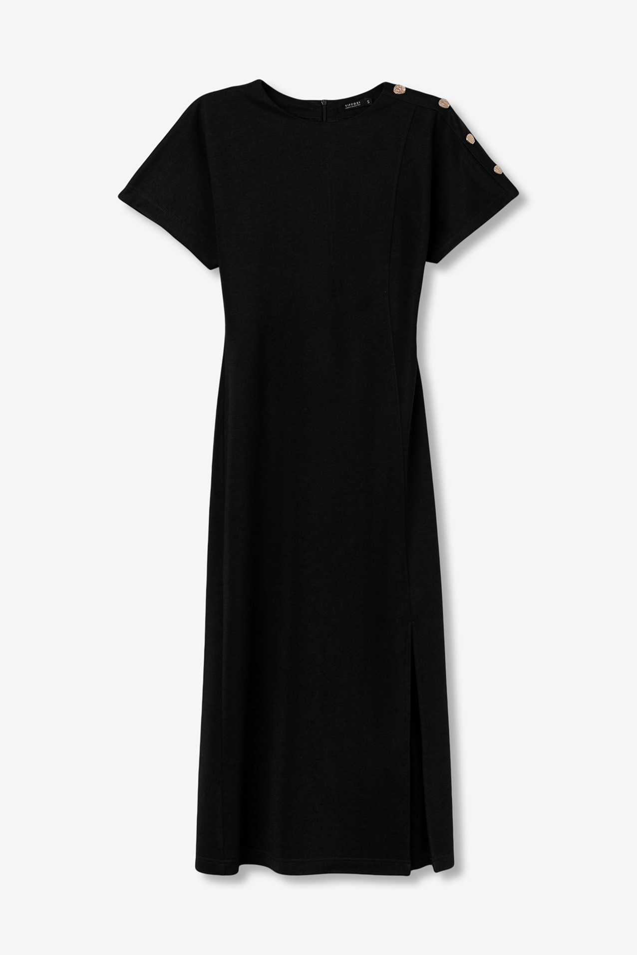 Black Knit Maxi Dress