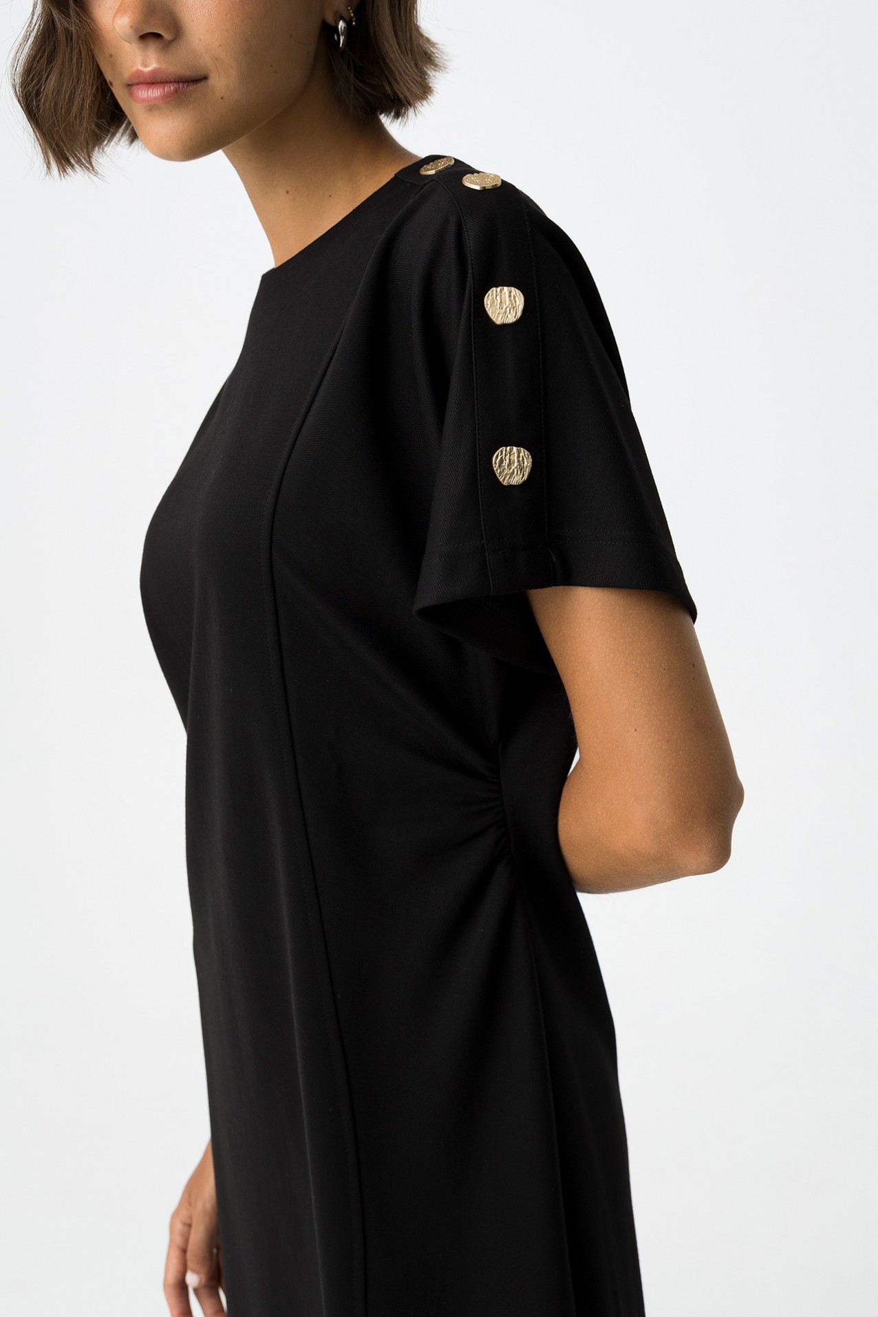 Black Knit Maxi Dress