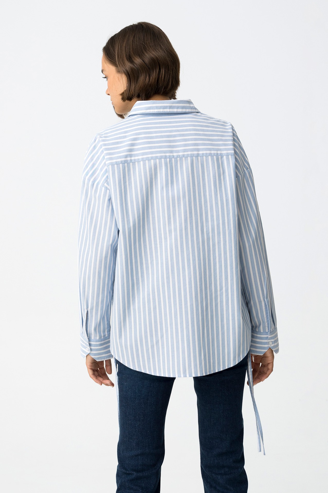 Camisa Relaxed con Rayas