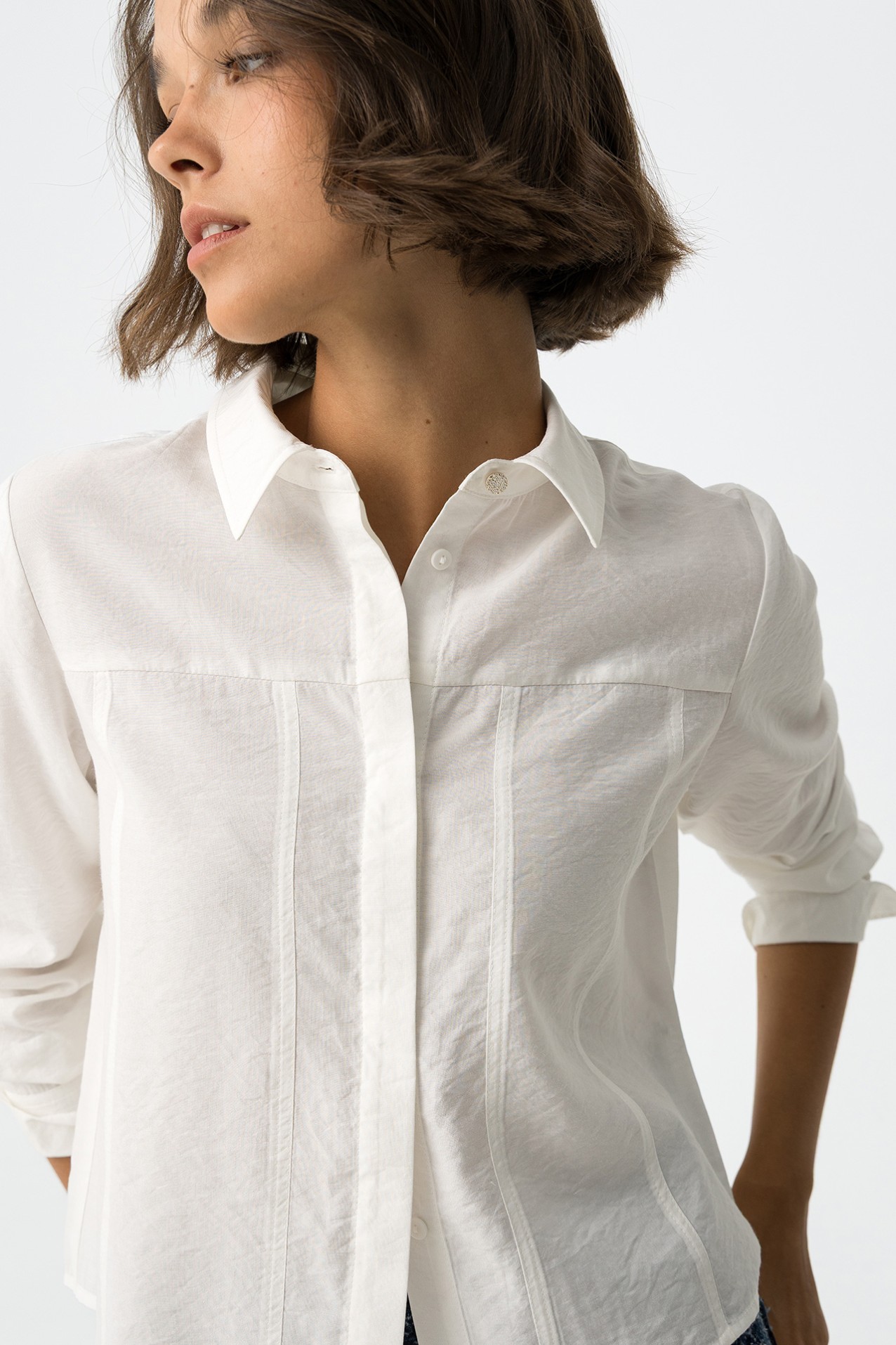 White Long Sleeve Shirt