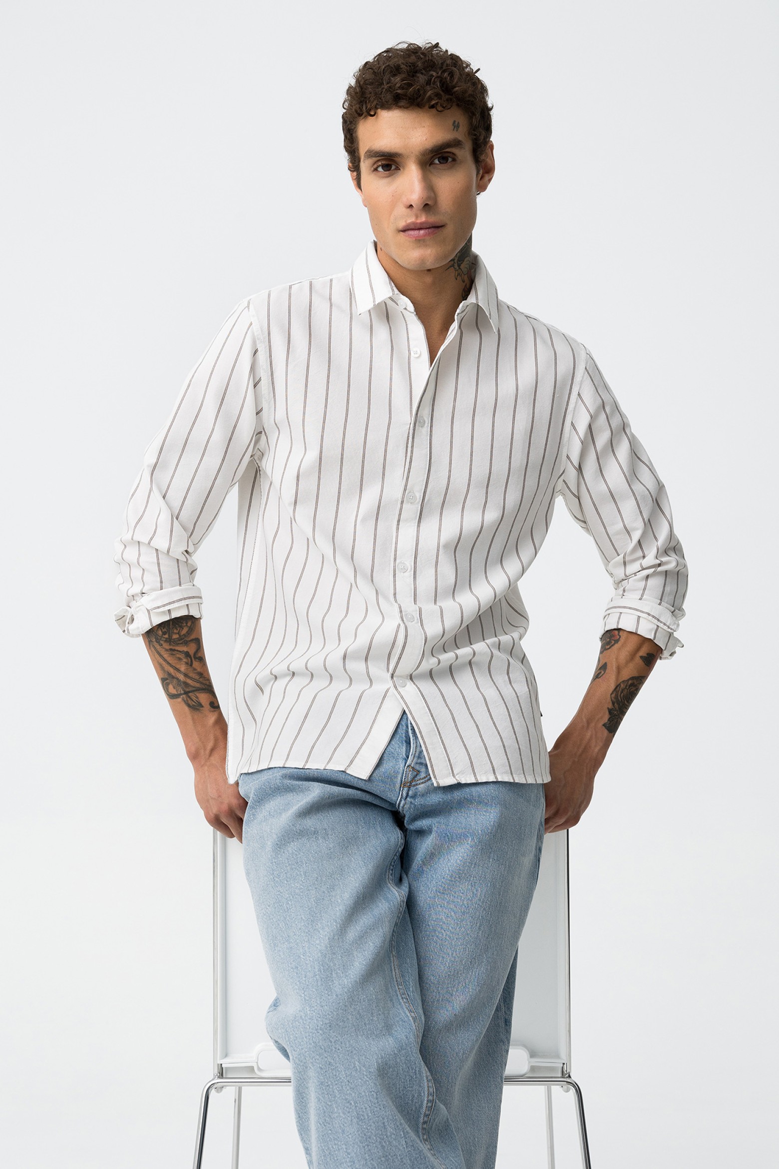 Striped Cotton Shirt
