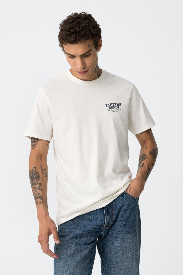 T-shirt with message print