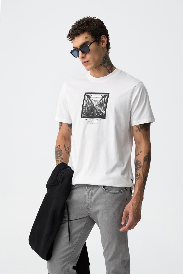 Printed Cotton T-Shirt