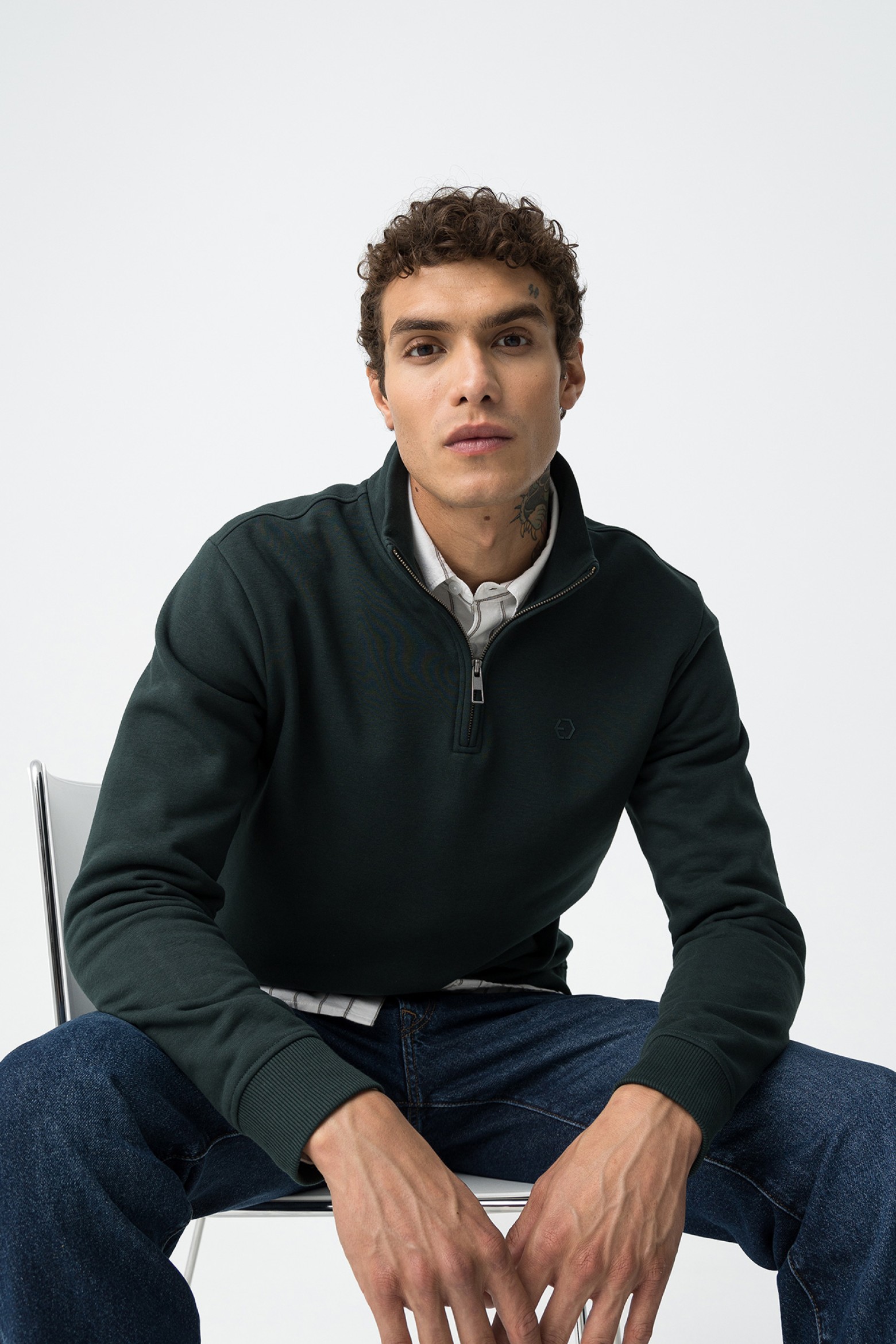 Sudadera con cremallera