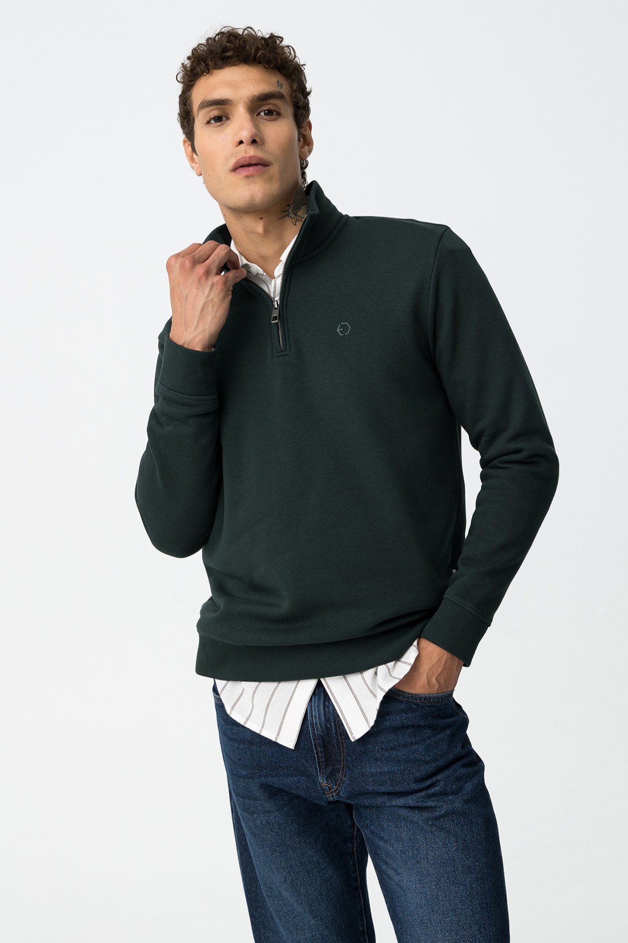 Sudadera con cremallera