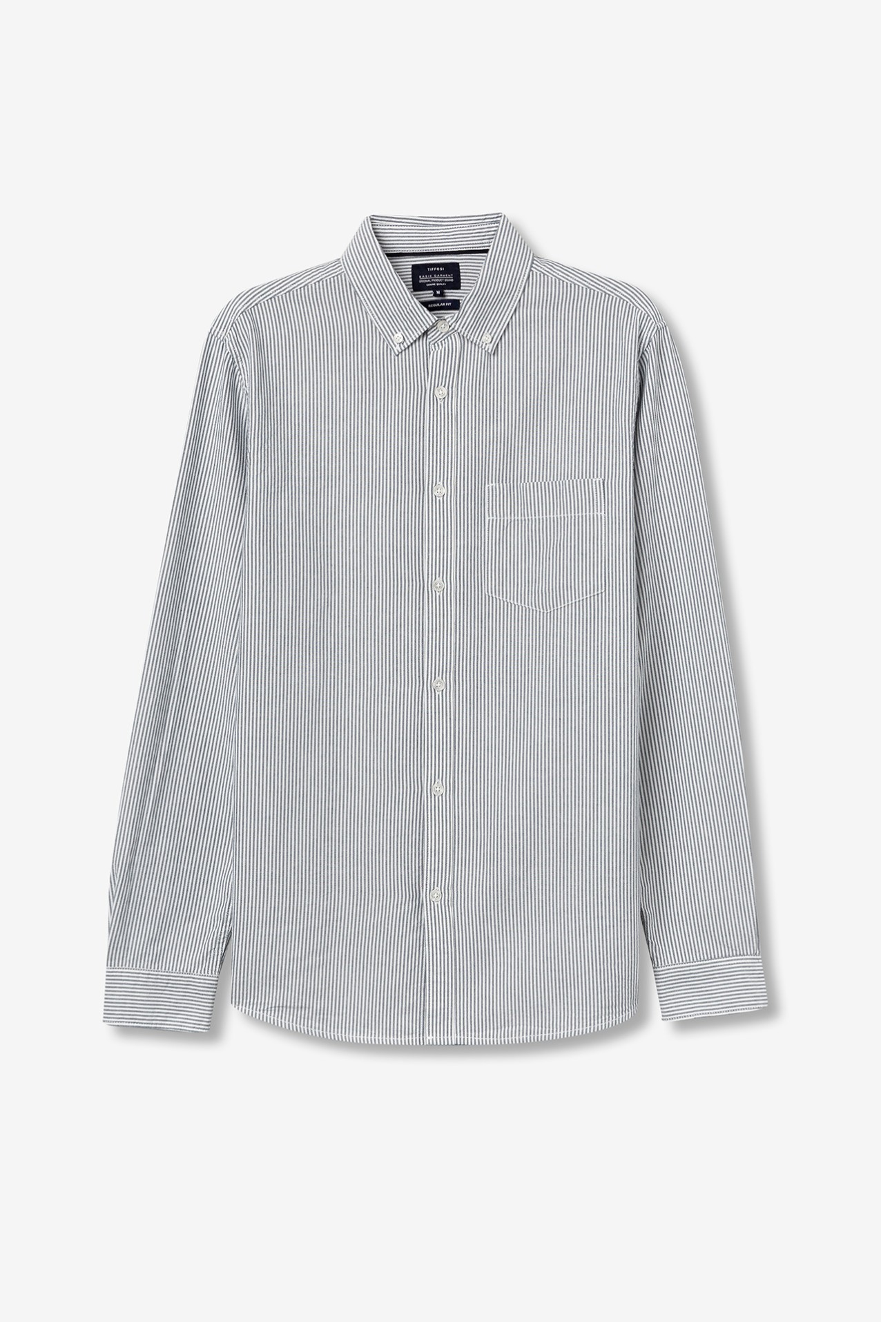 Camisa De Algodn A Rayas