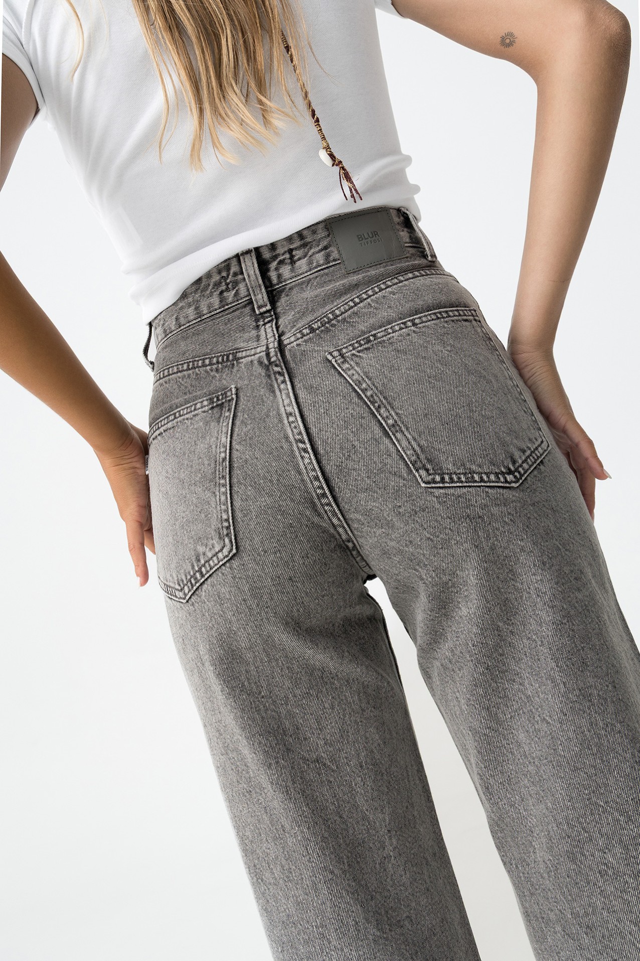 Jeans Kylie Wide Leg Cintura Alta