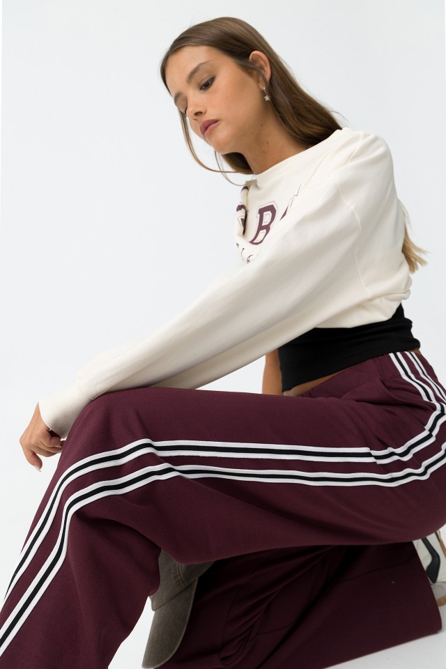 Jogger Pants with Side Stripes