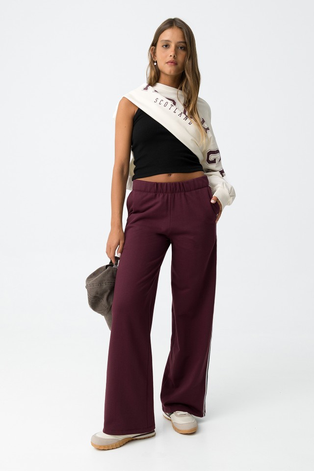 Jogger Pants with Side Stripes