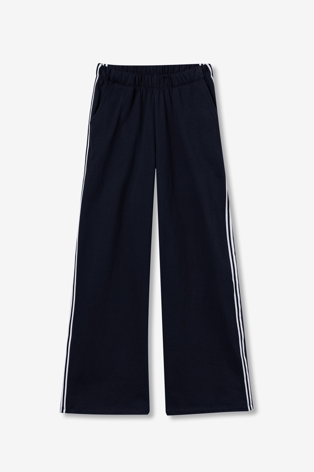 Wide Leg Pants With Contrast