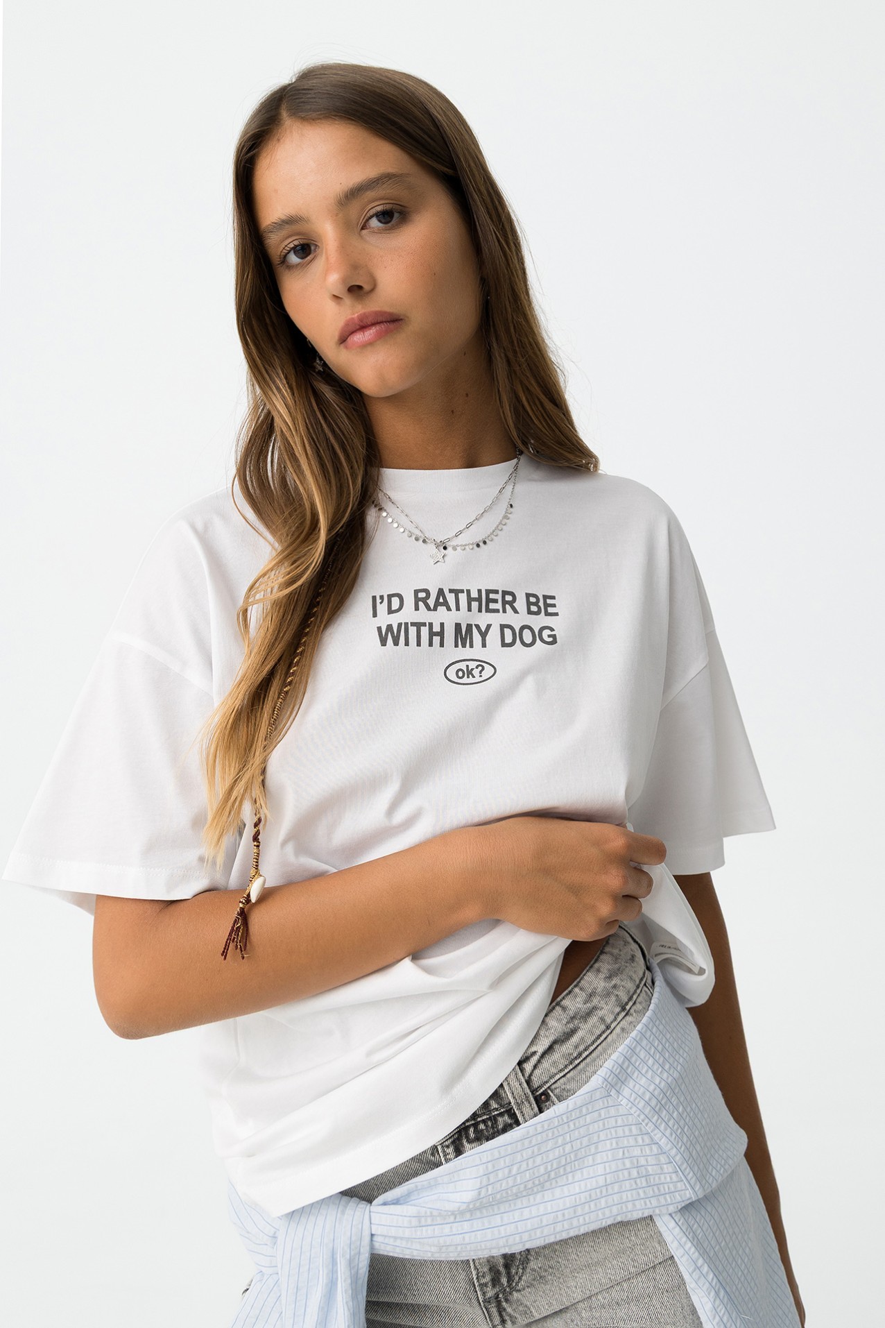 Camiseta Oversize Mensaje