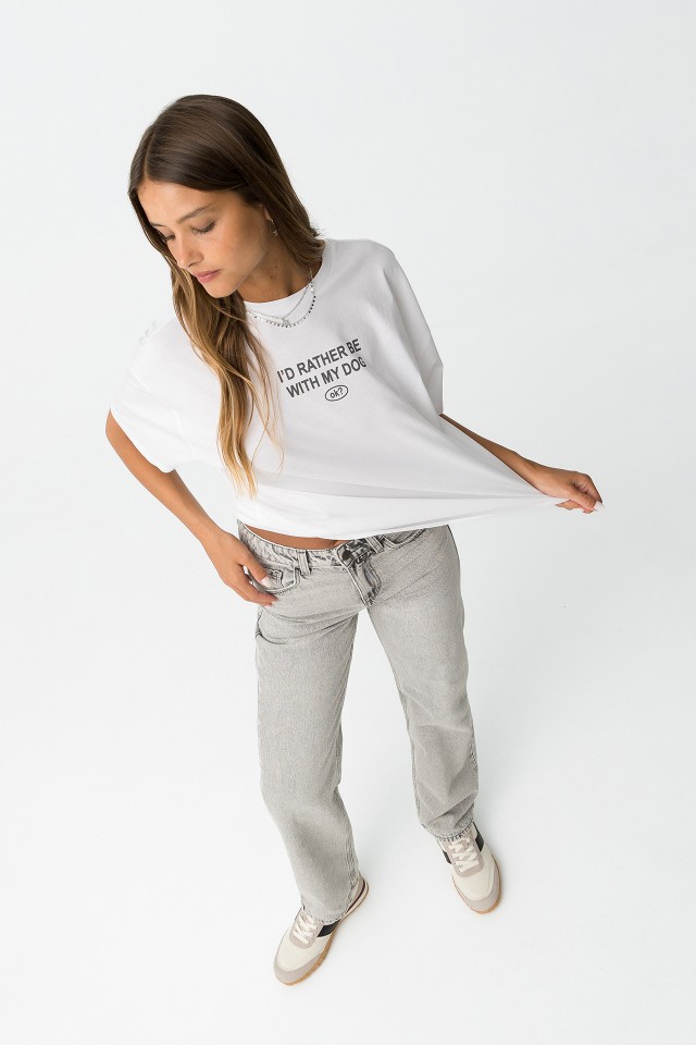 Camiseta Oversize Mensaje