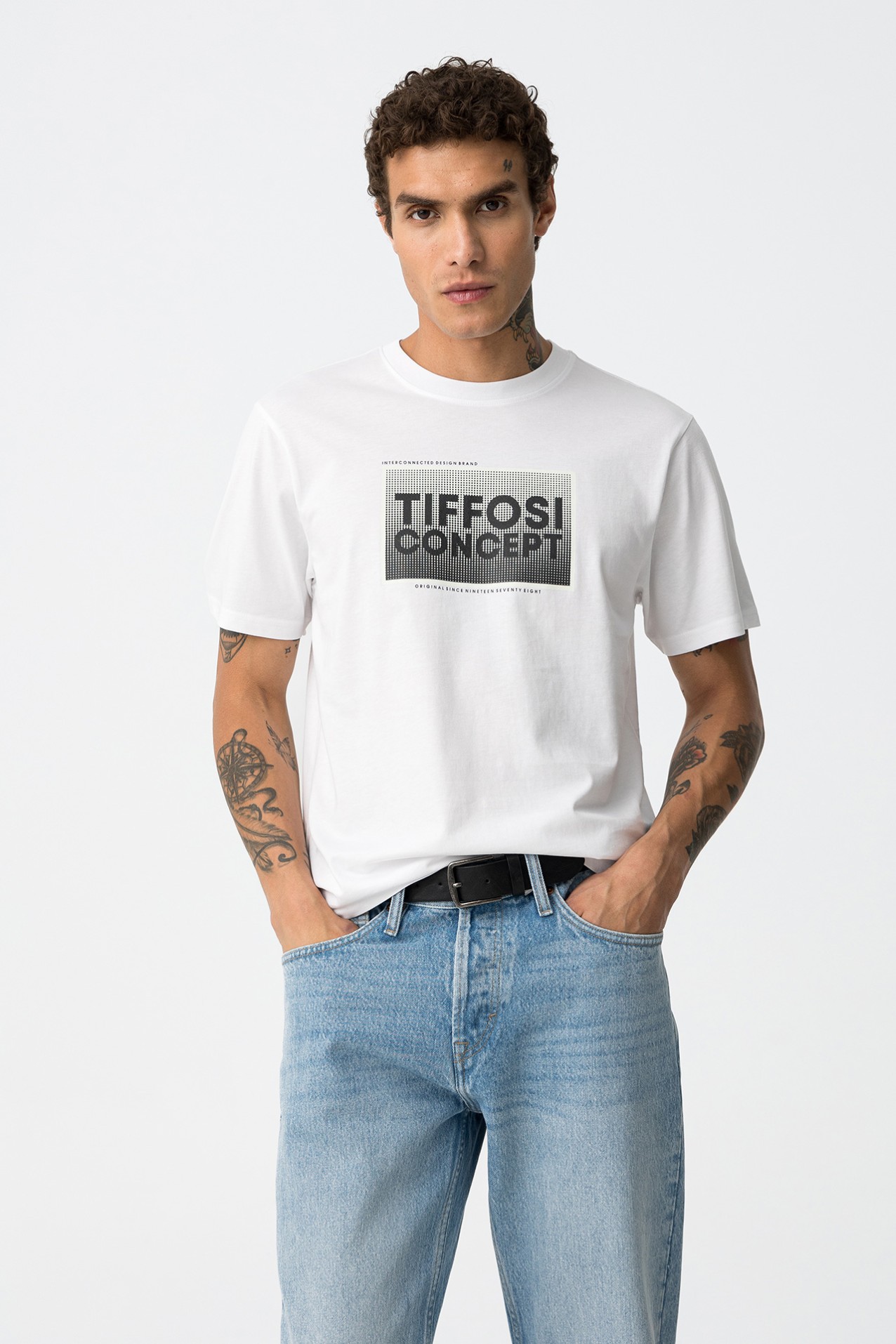 T-Shirt de Algodo com Estampado