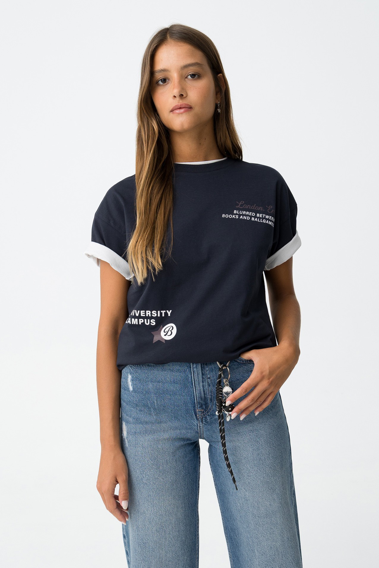 Camiseta Relaxed Estampada