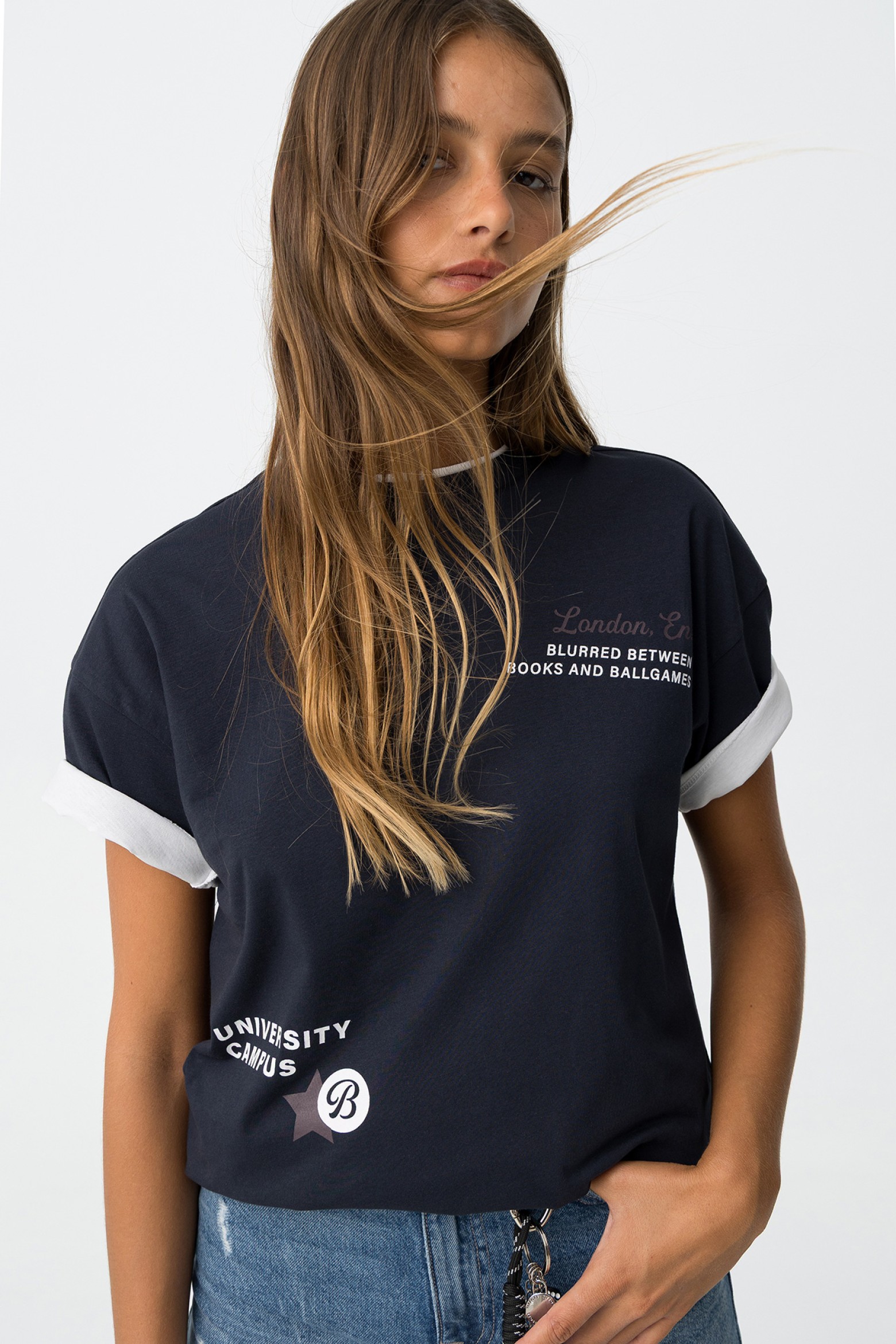 Camiseta Relaxed Estampada