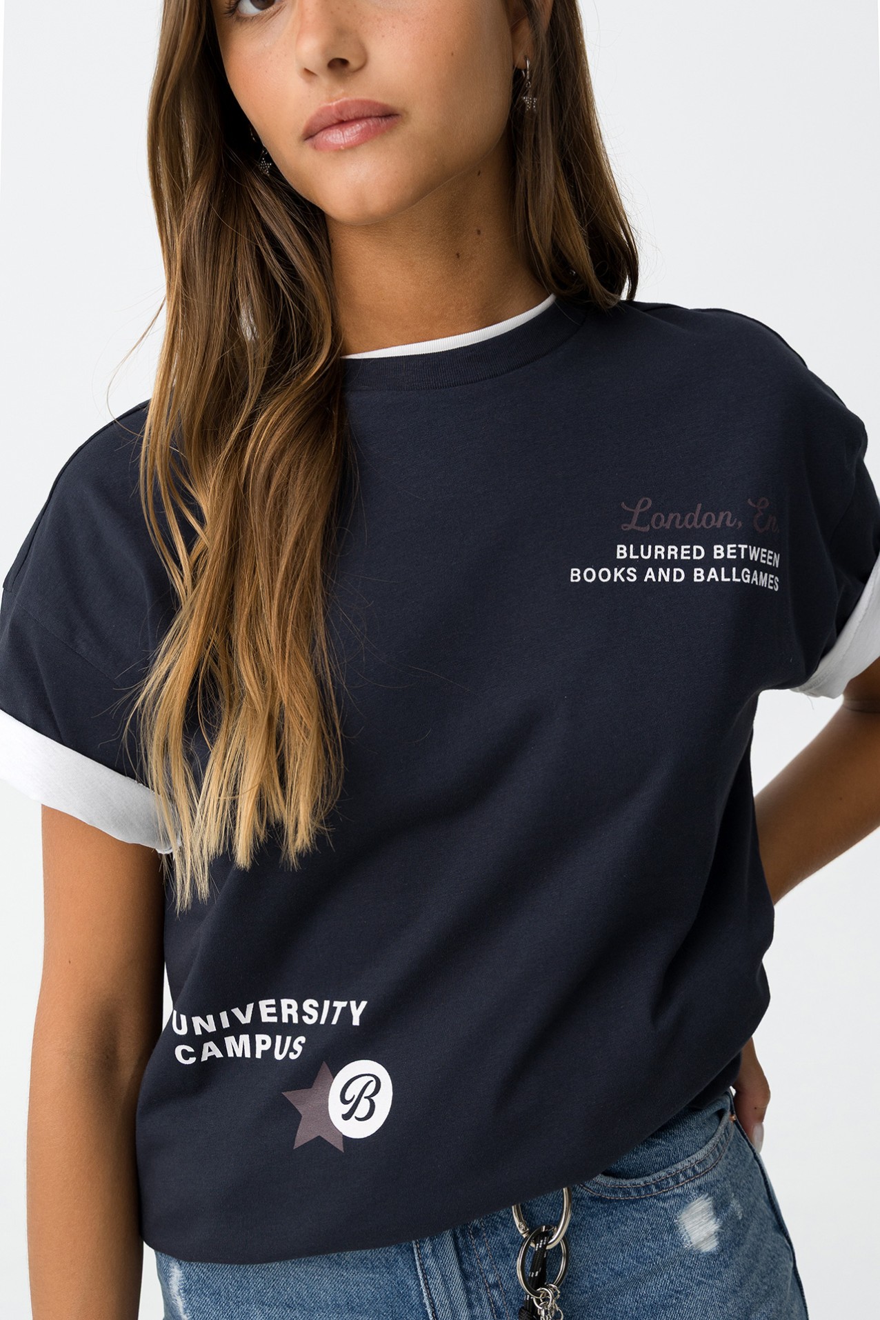 Camiseta Relaxed Estampada