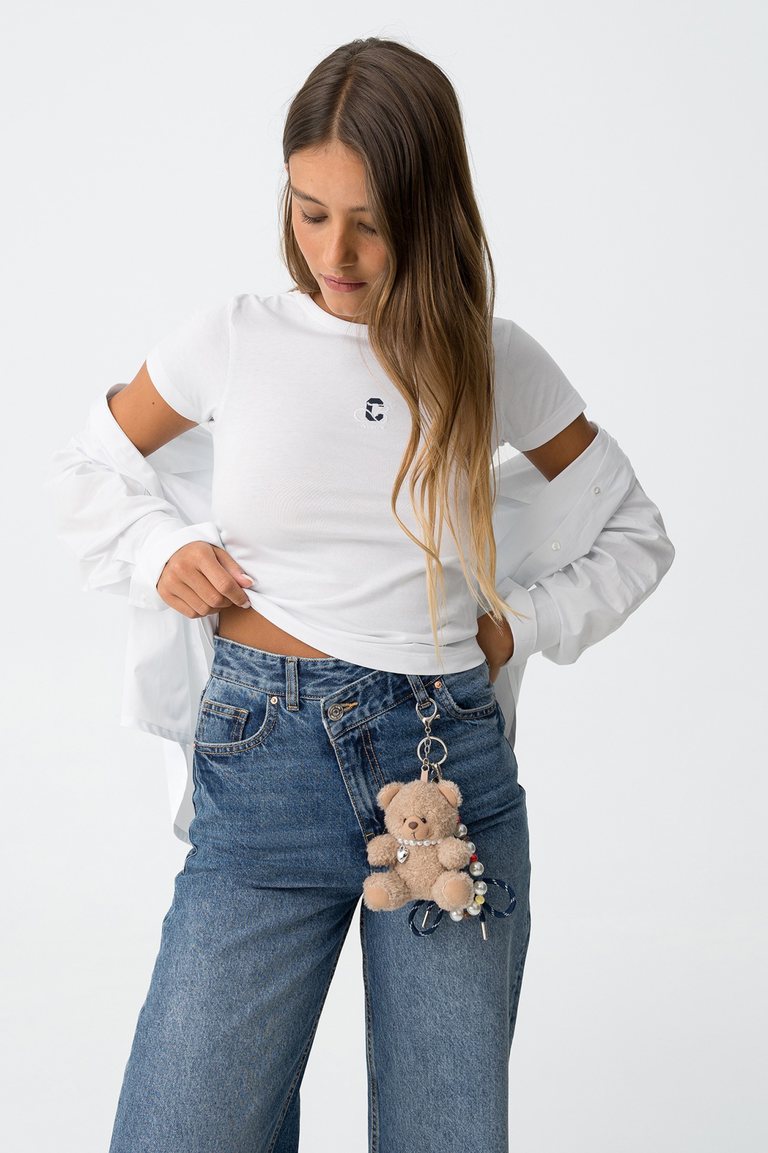 T-shirt Slim Fit Bordada