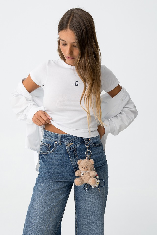 T-shirt Slim Fit Bordada