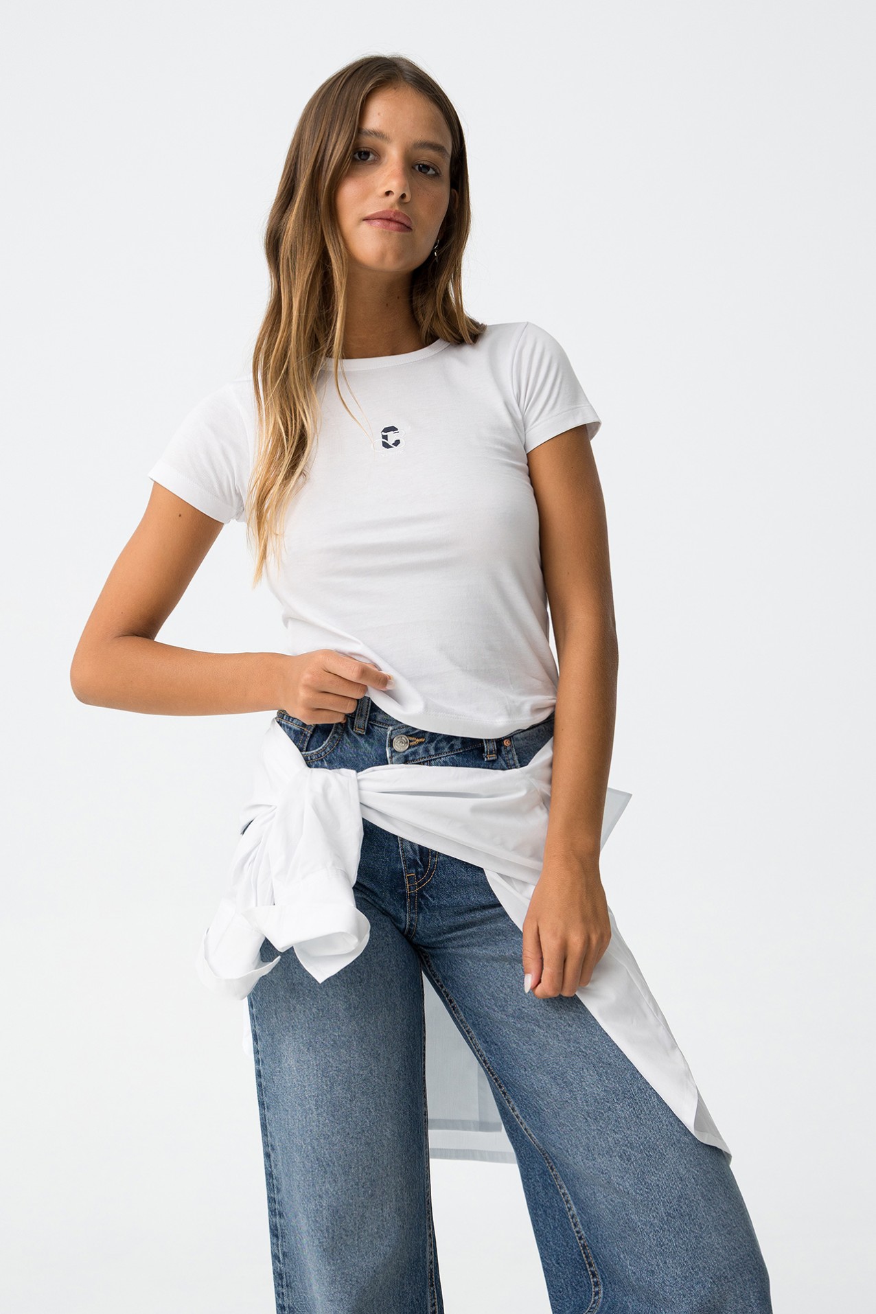 T-shirt Slim Fit Bordada