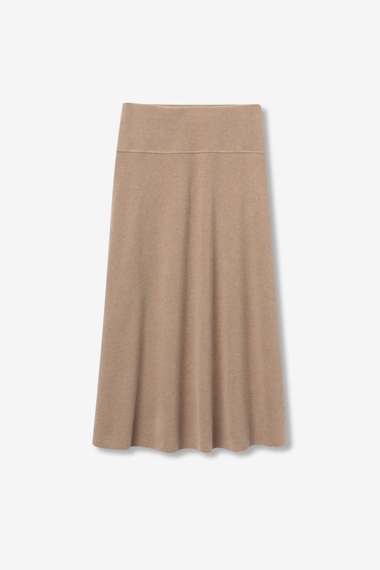 Midi Skirt in Brushed Knit