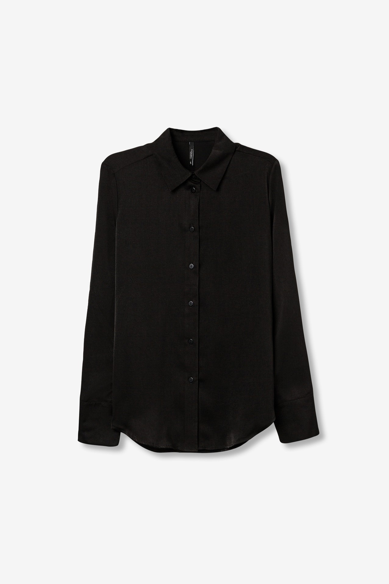 Plain Satin Shirt