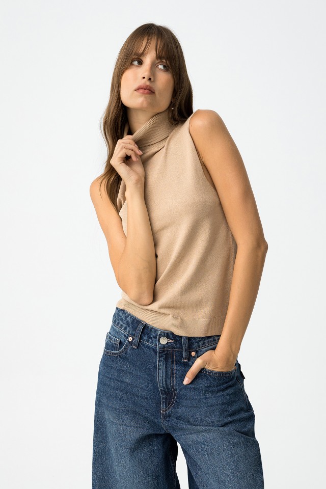 Top Slim Fit de Punto