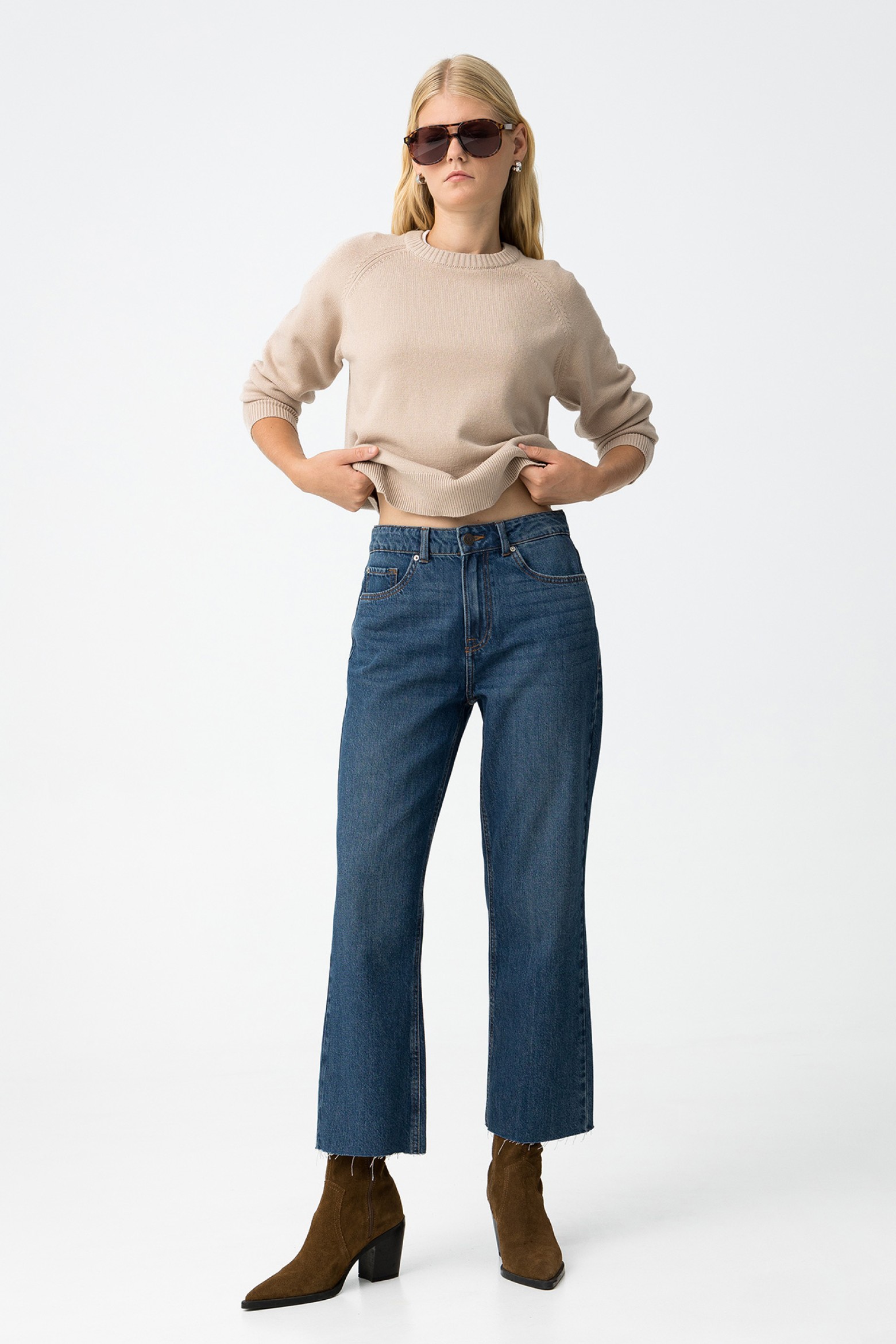 Jeans Solange Cropped Straight