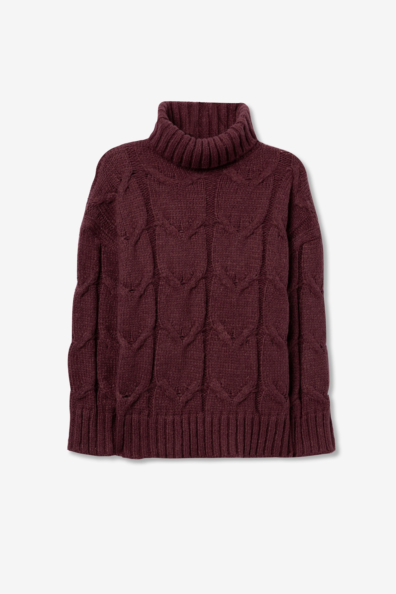 Relaxed Cable Knit Sweater