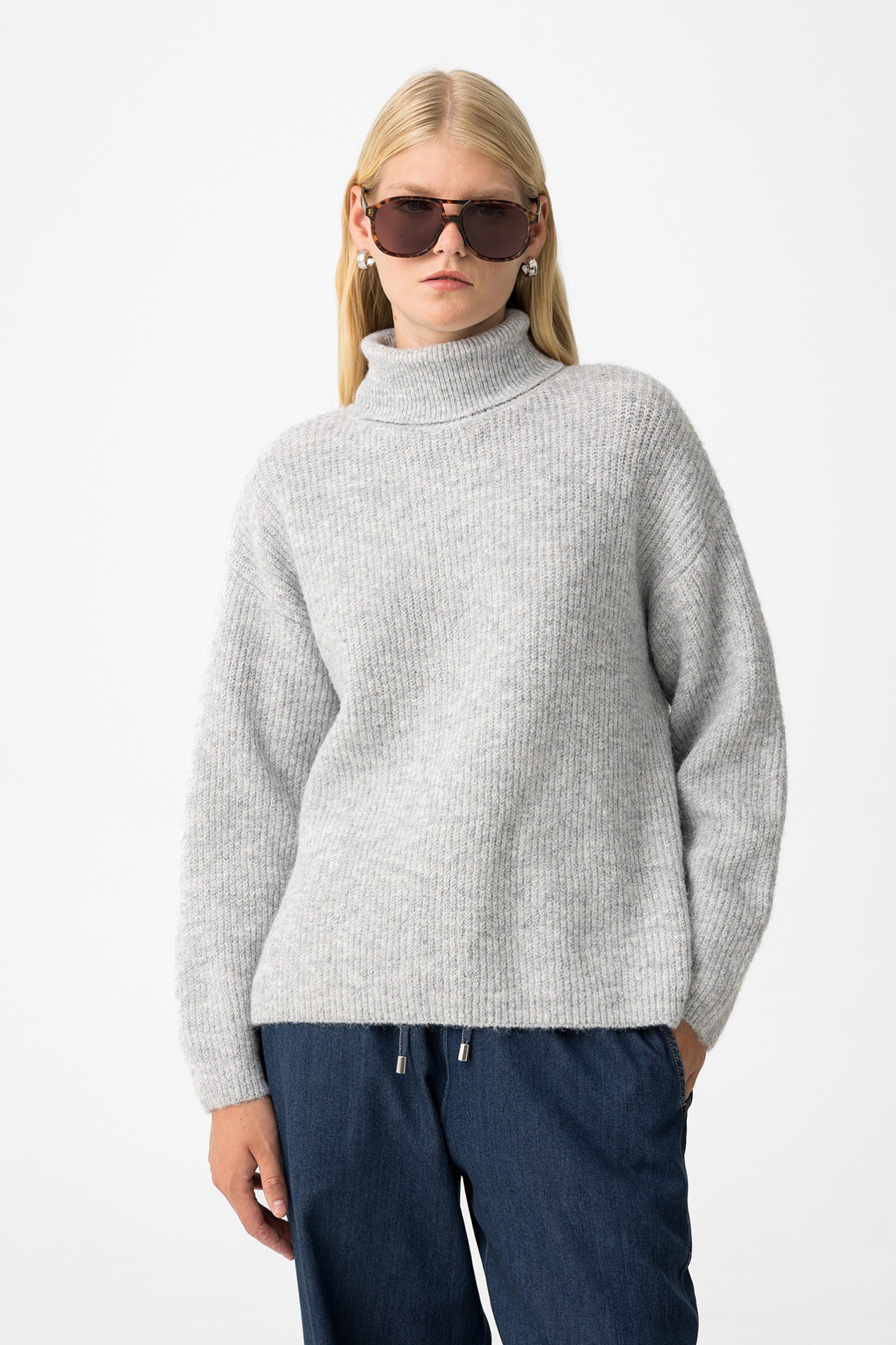 Ribbed Knit Sweater