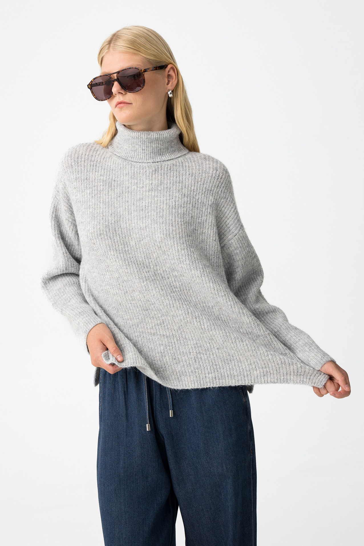 Ribbed Knit Sweater