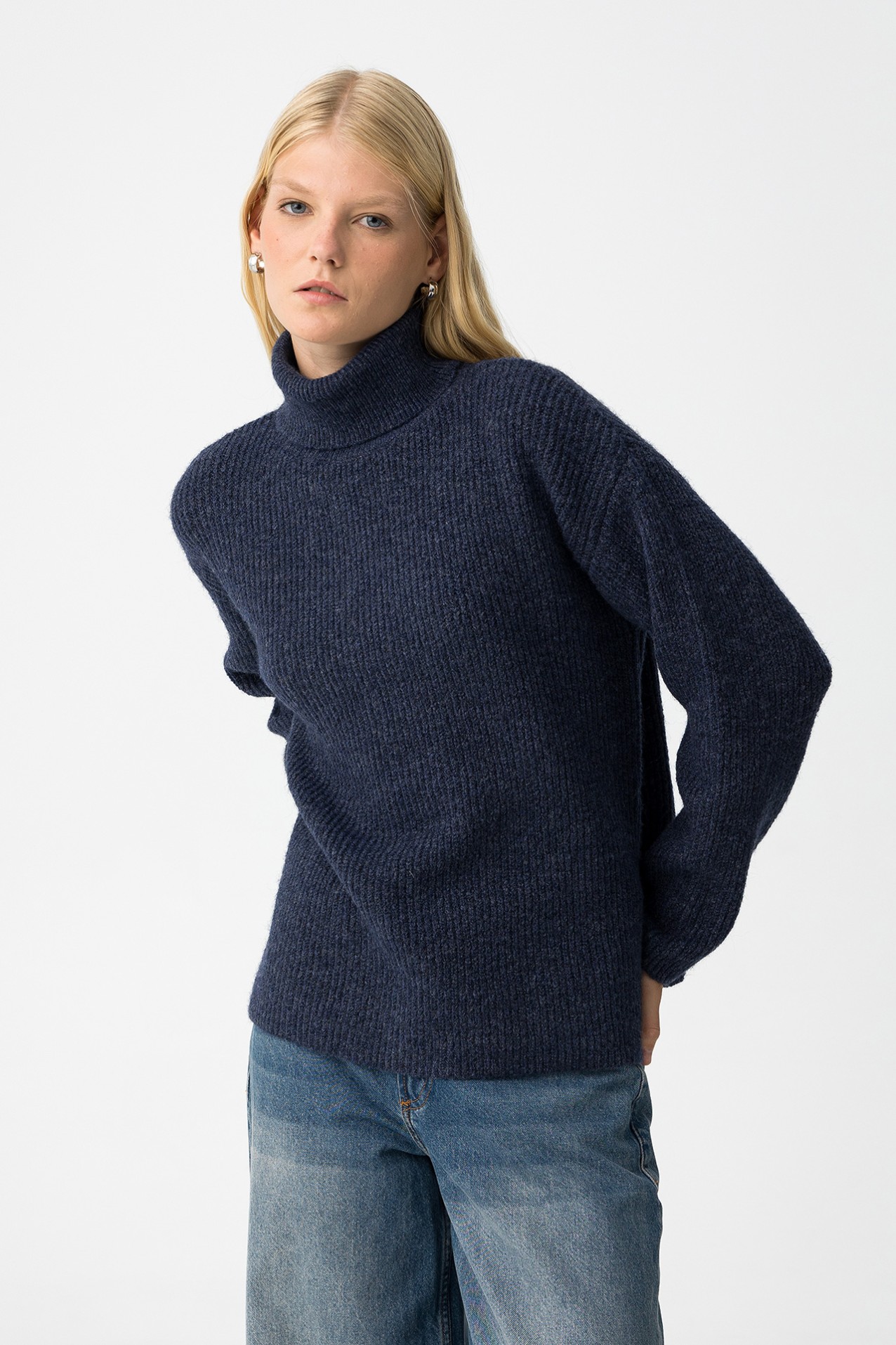Ribbed Knit Sweater