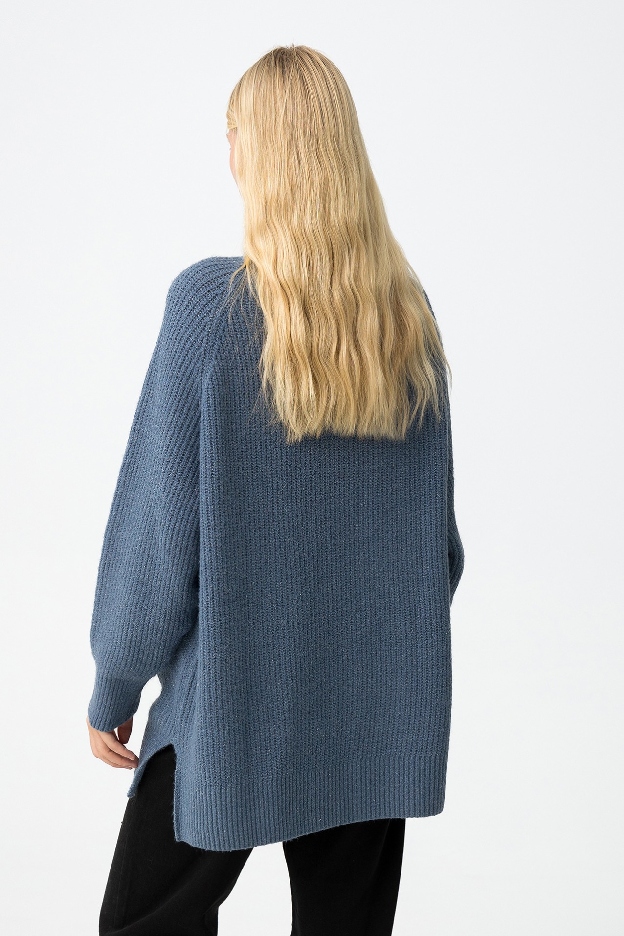 Oversized High-Neck Sweater