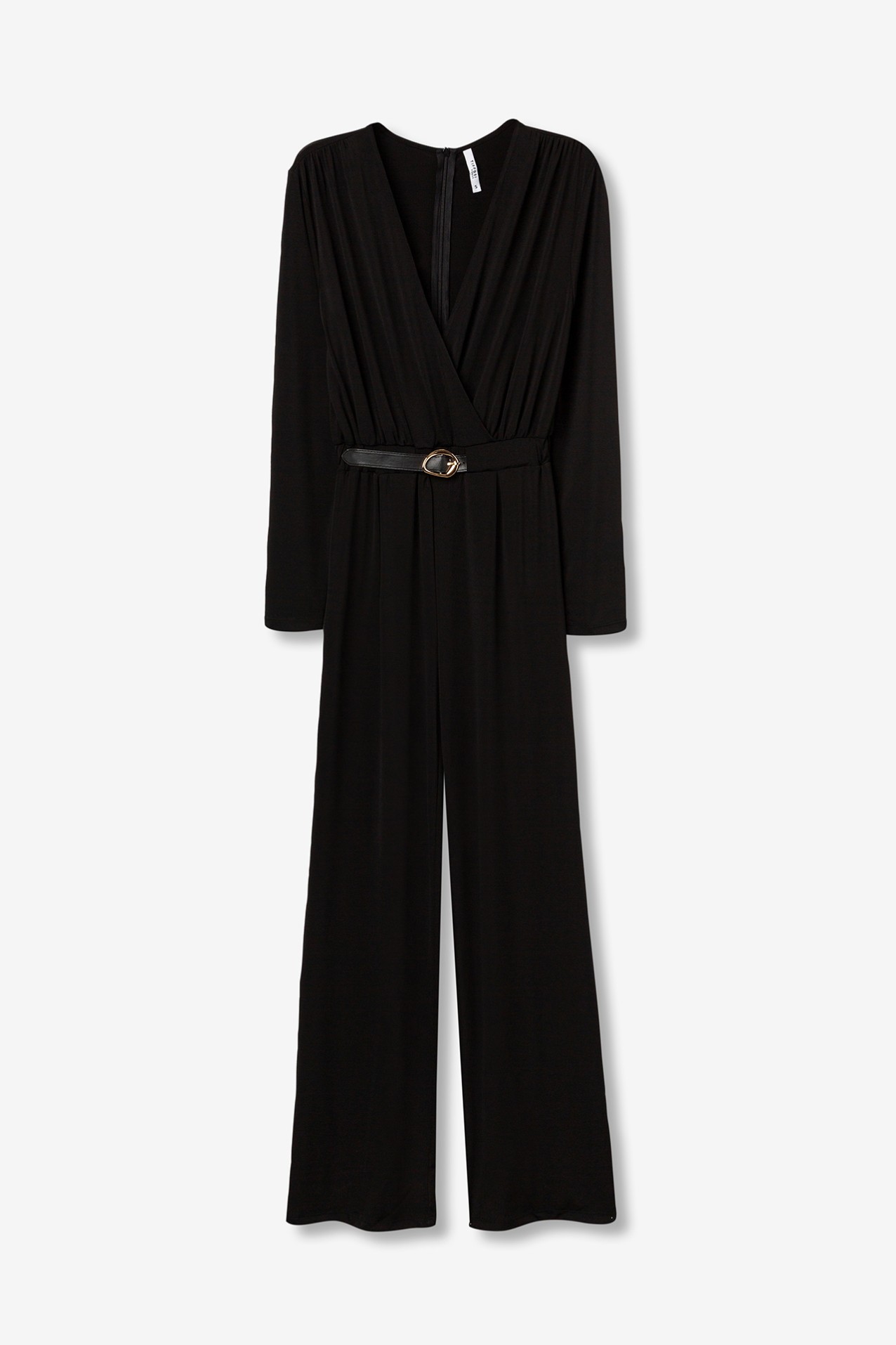 Slim Fit Jumpsuit with Belt