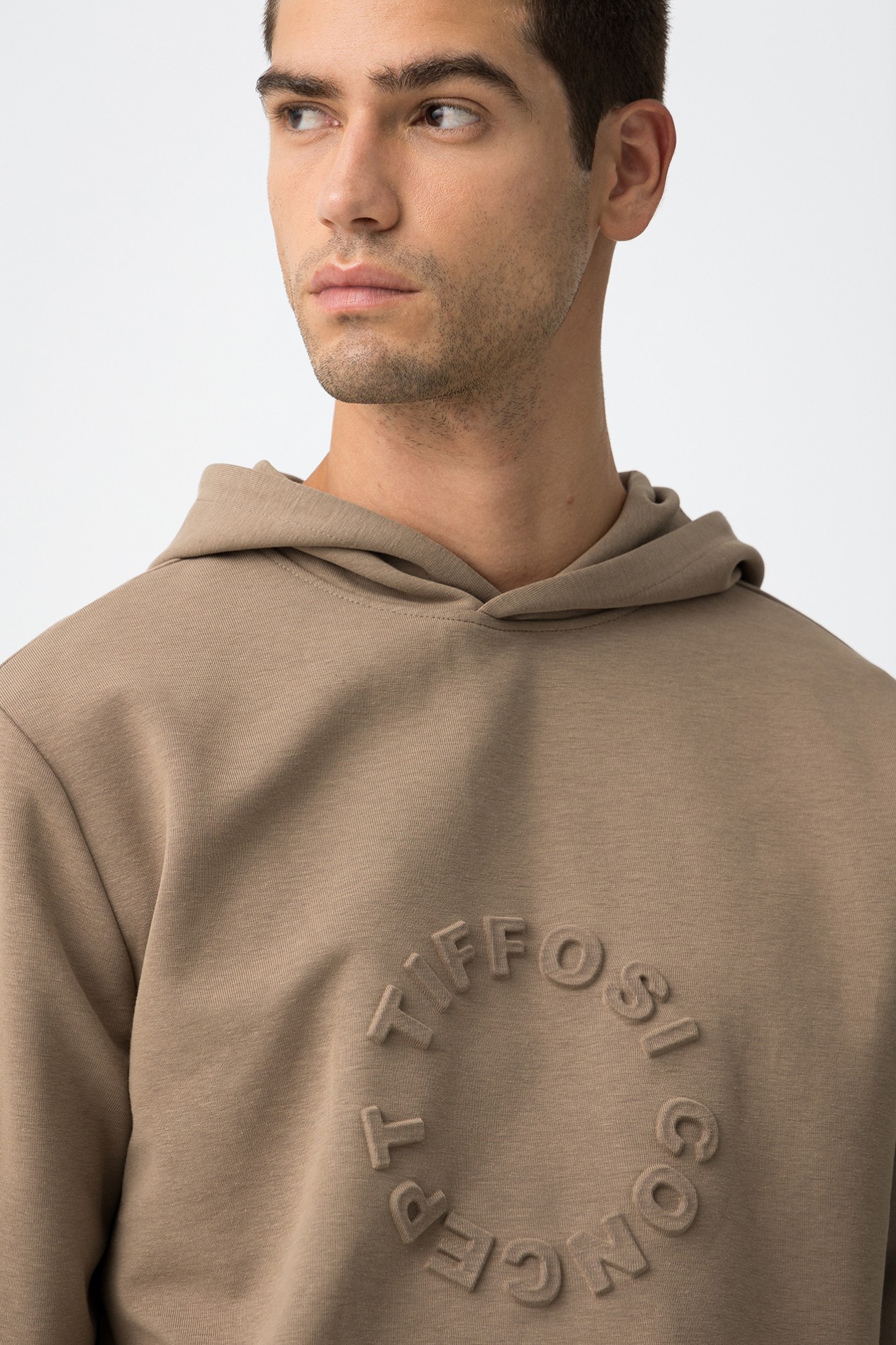 Hoodie with High Embossing