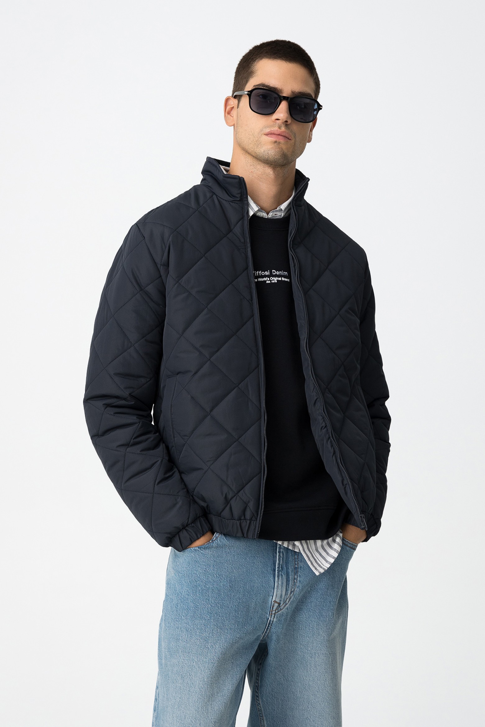 Chaqueta Acolchada Corte Regular