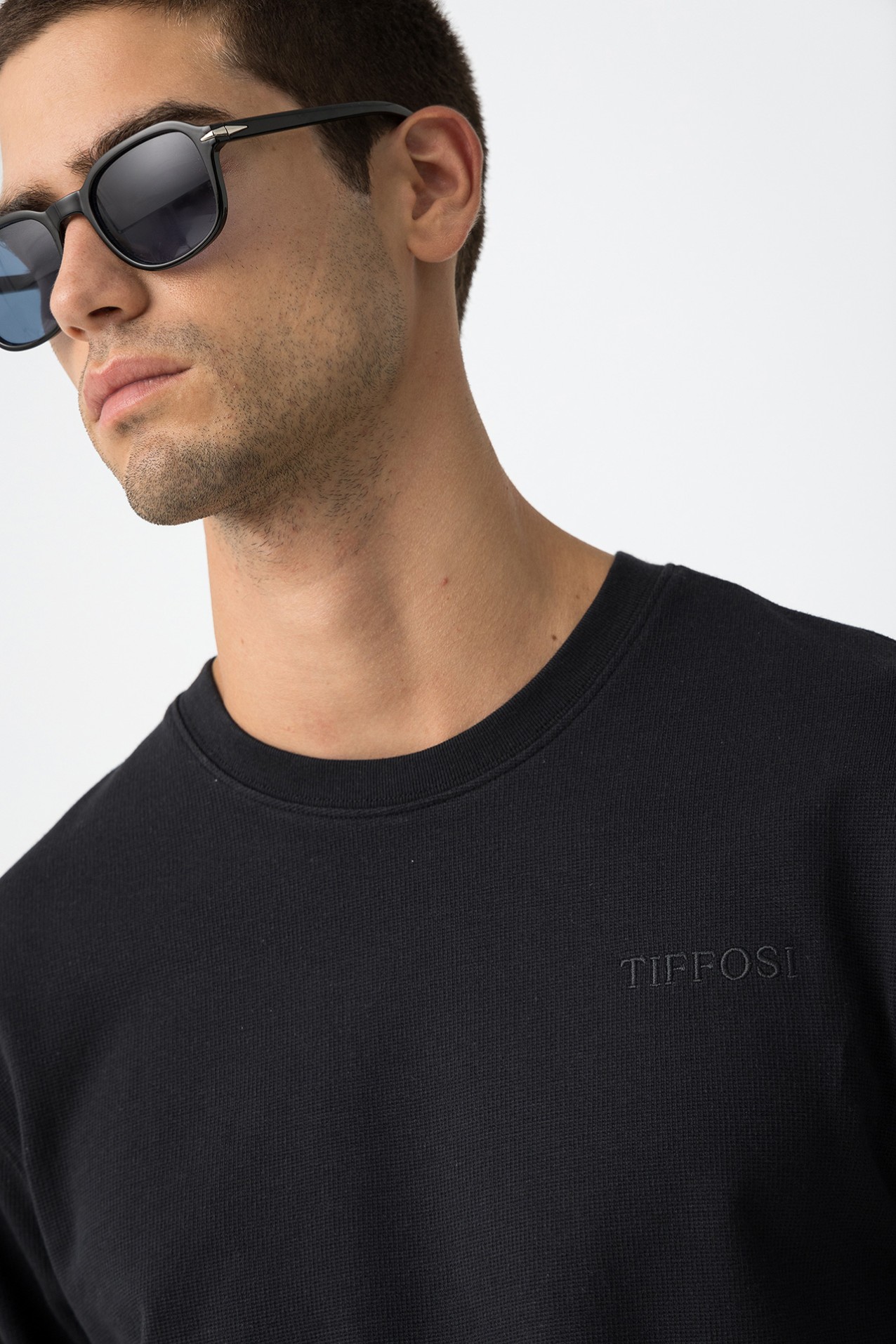 T-shirt Manga Comprida Azul