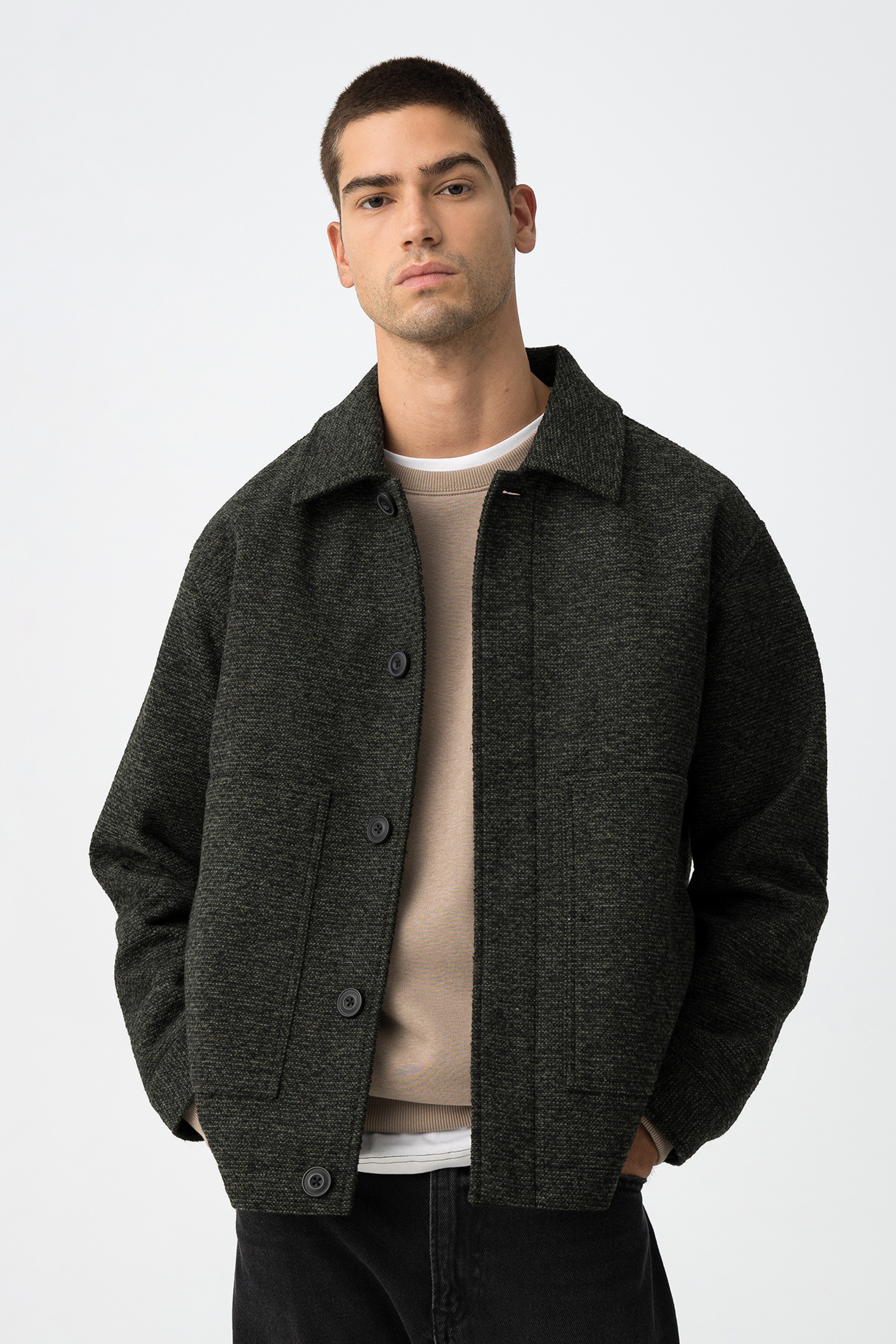 Short coat with wool - 10063275_085 - Tiffosi