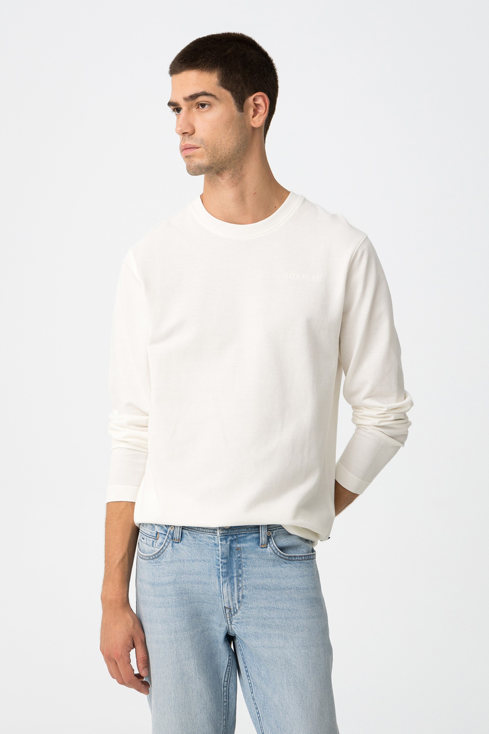 Camiseta Manga Larga Beige