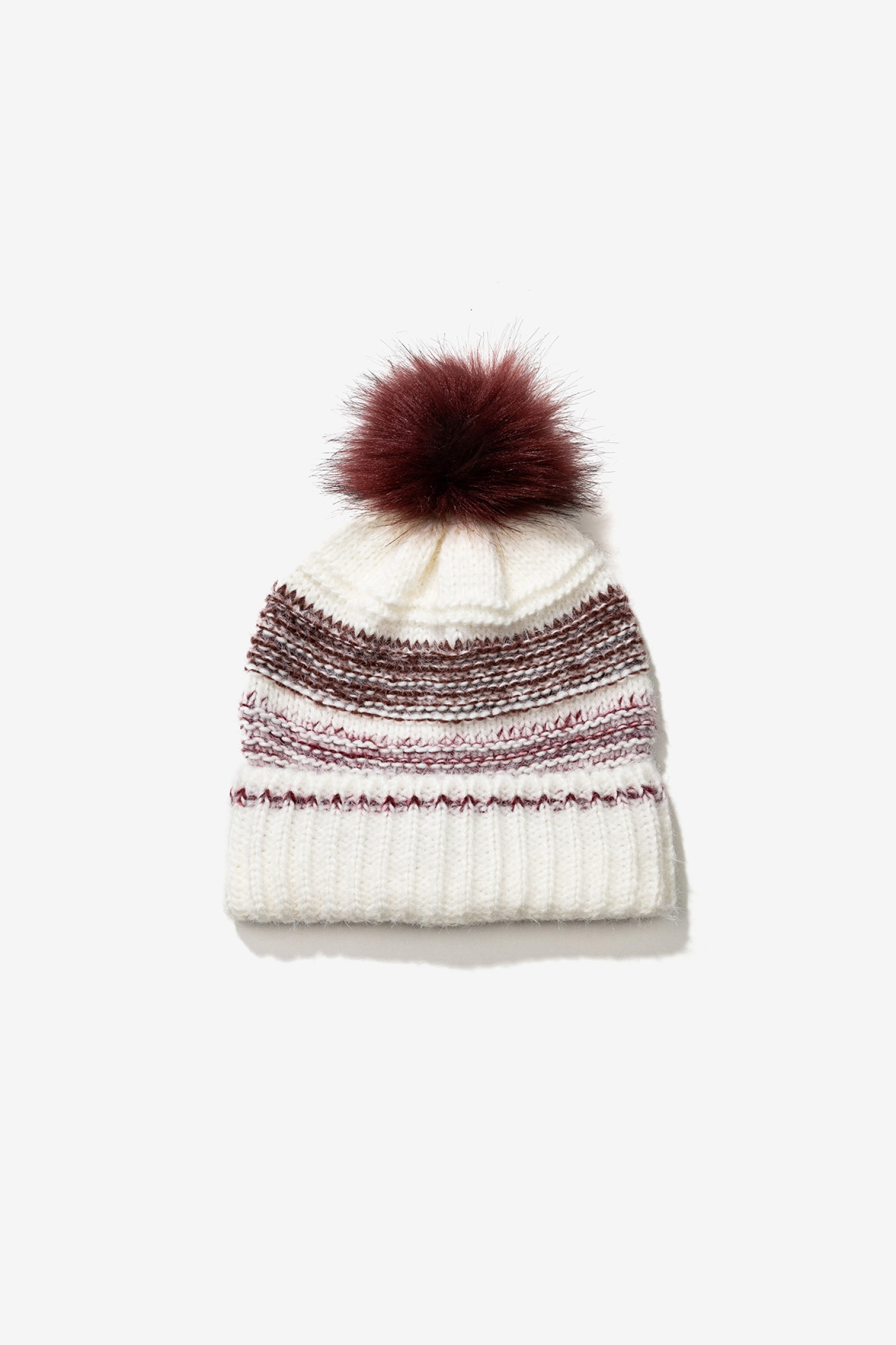 Striped Knit Beanie
