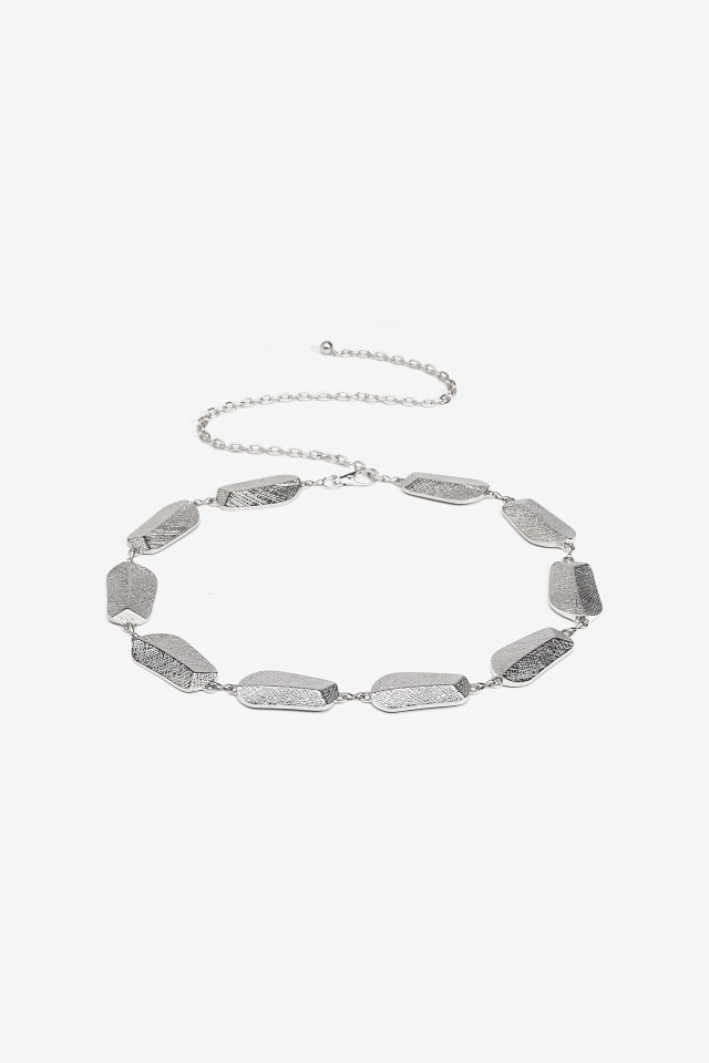 Cinto Prateado Elegante