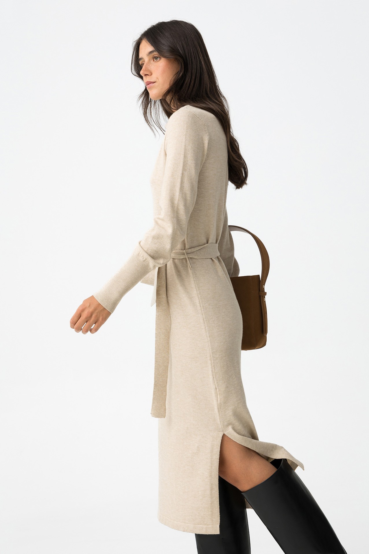 Vestido com Cinto Ajustvel