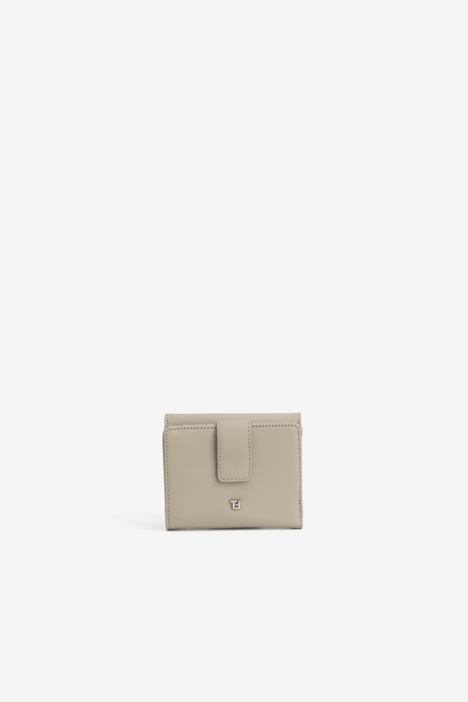 Beige Compact Wallet